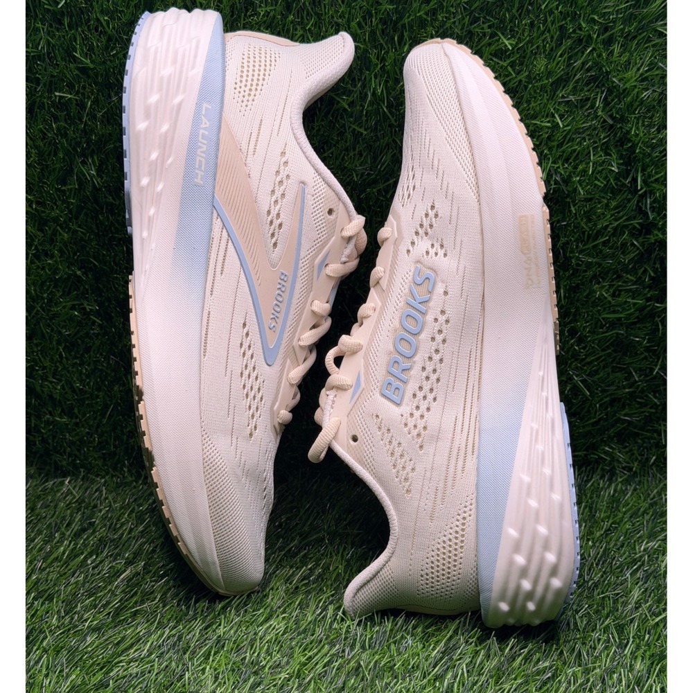 Brooks Launch 12 Women's size 8 Running Shoes Coconut Sand Skyway 1204711B198 - Picture 4 of 9